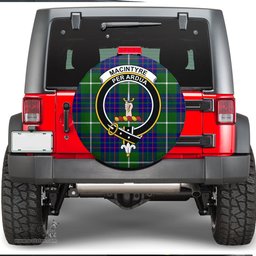 Scottish MacIntyre Hunting Modern Clan Tartan Crest Spare Tire Cover - Show Your Clan Pride