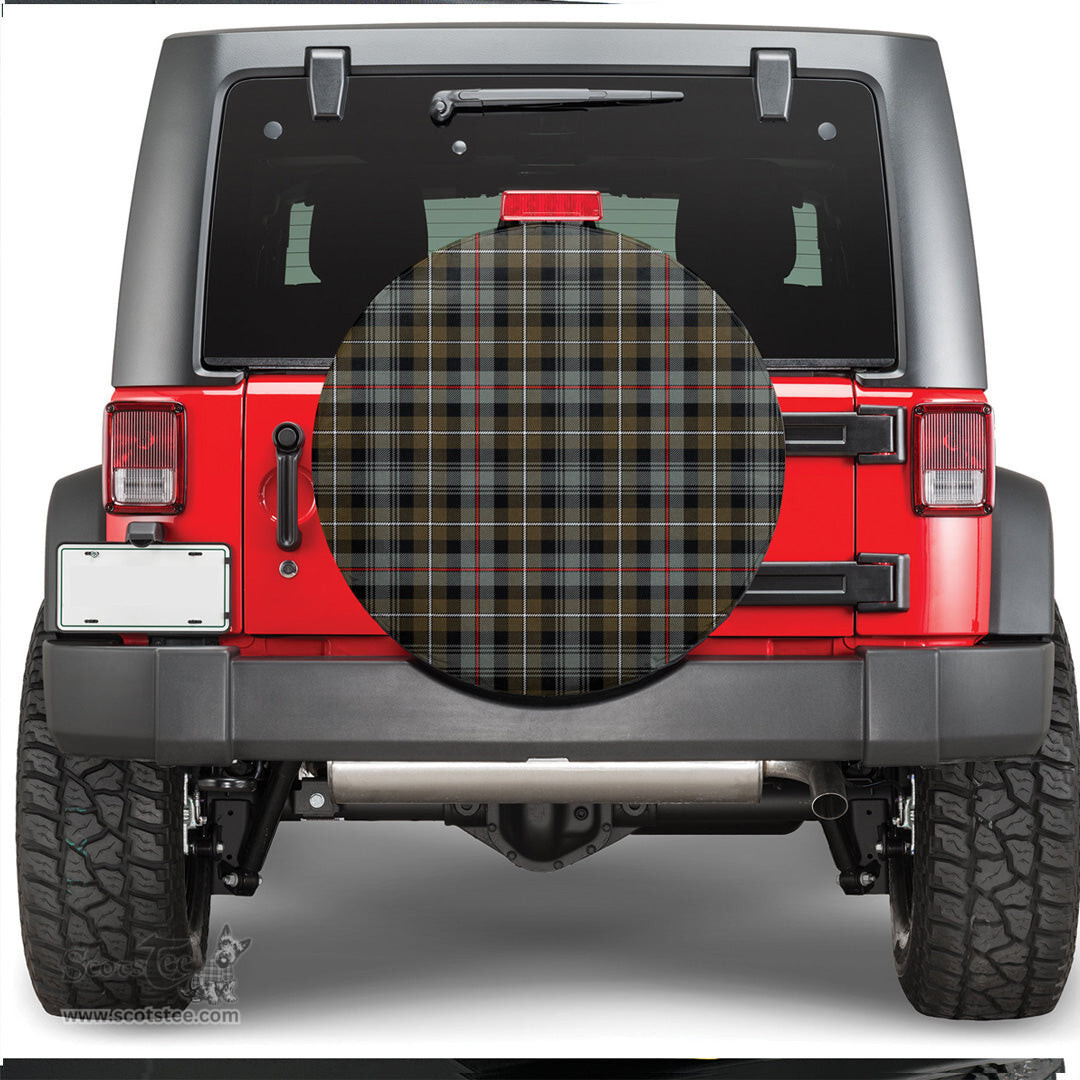 Scottish MacKenzie Weathered Tartan Spare Tire Cover - Show Your Clan Pride
