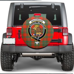 Scottish MacGregor Ancient Clan Tartan Crest Spare Tire Cover - Show Your Clan Pride