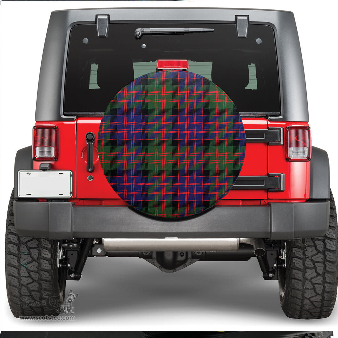 Scottish MacDonald Modern Tartan Spare Tire Cover - Show Your Clan Pride