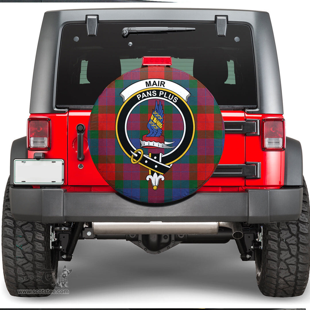 Scottish Mar Clan Tartan Crest Spare Tire Cover - Show Your Clan Pride