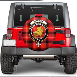 Scottish MacIver Modern Clan Tartan Crest Spare Tire Cover - Show Your Clan Pride