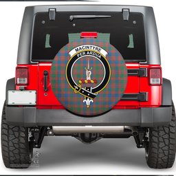 Scottish MacIntyre Ancient Clan Tartan Crest Spare Tire Cover - Show Your Clan Pride