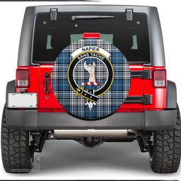 Scottish Napier Modern Clan Tartan Crest Spare Tire Cover - Show Your Clan Pride