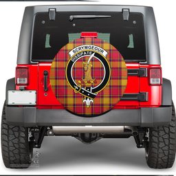 Scottish Scrymgeour Clan Tartan Crest Spare Tire Cover - Show Your Clan Pride