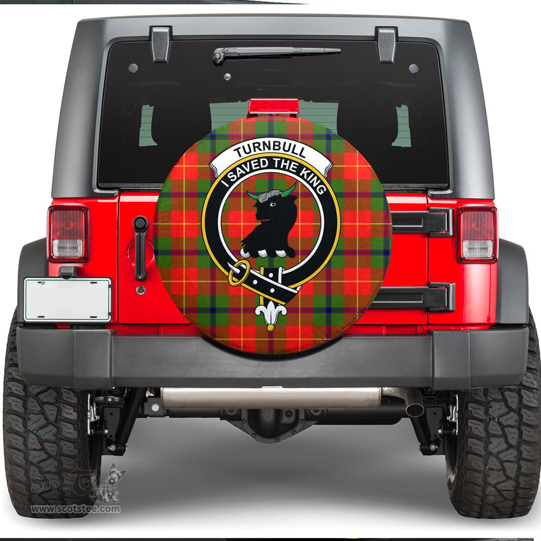 Scottish Turnbull Dress Clan Tartan Crest Spare Tire Cover - Show Your Clan Pride
