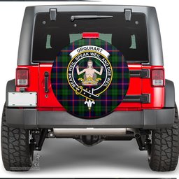 Scottish Urquhart Modern Clan Tartan Crest Spare Tire Cover - Show Your Clan Pride