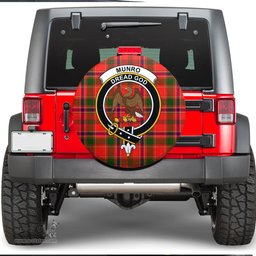 Scottish Munro Modern Clan Tartan Crest Spare Tire Cover - Show Your Clan Pride