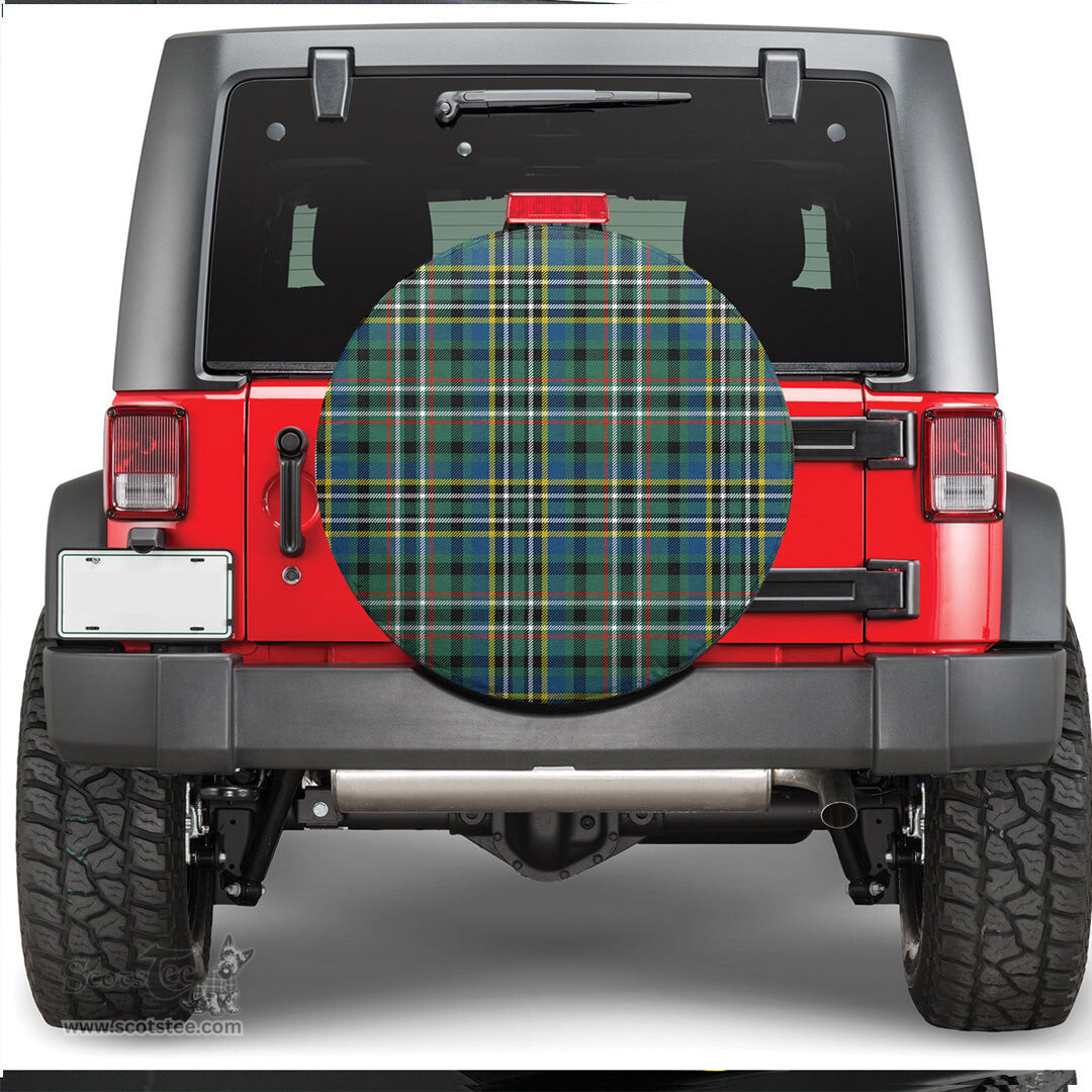 Scottish SCOTT GREEN ANCIENT Tartan Spare Tire Cover - Show Your Clan Pride