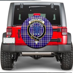 Scottish Ochterlony Clan Tartan Crest Spare Tire Cover - Show Your Clan Pride