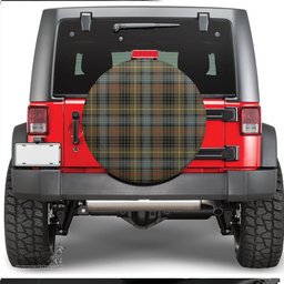 Scottish Stewart Hunting Weathered Tartan Spare Tire Cover - Show Your Clan Pride