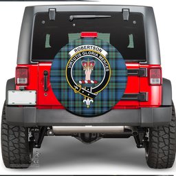 Scottish Robertson Hunting Ancient Clan Tartan Crest Spare Tire Cover - Show Your Clan Pride