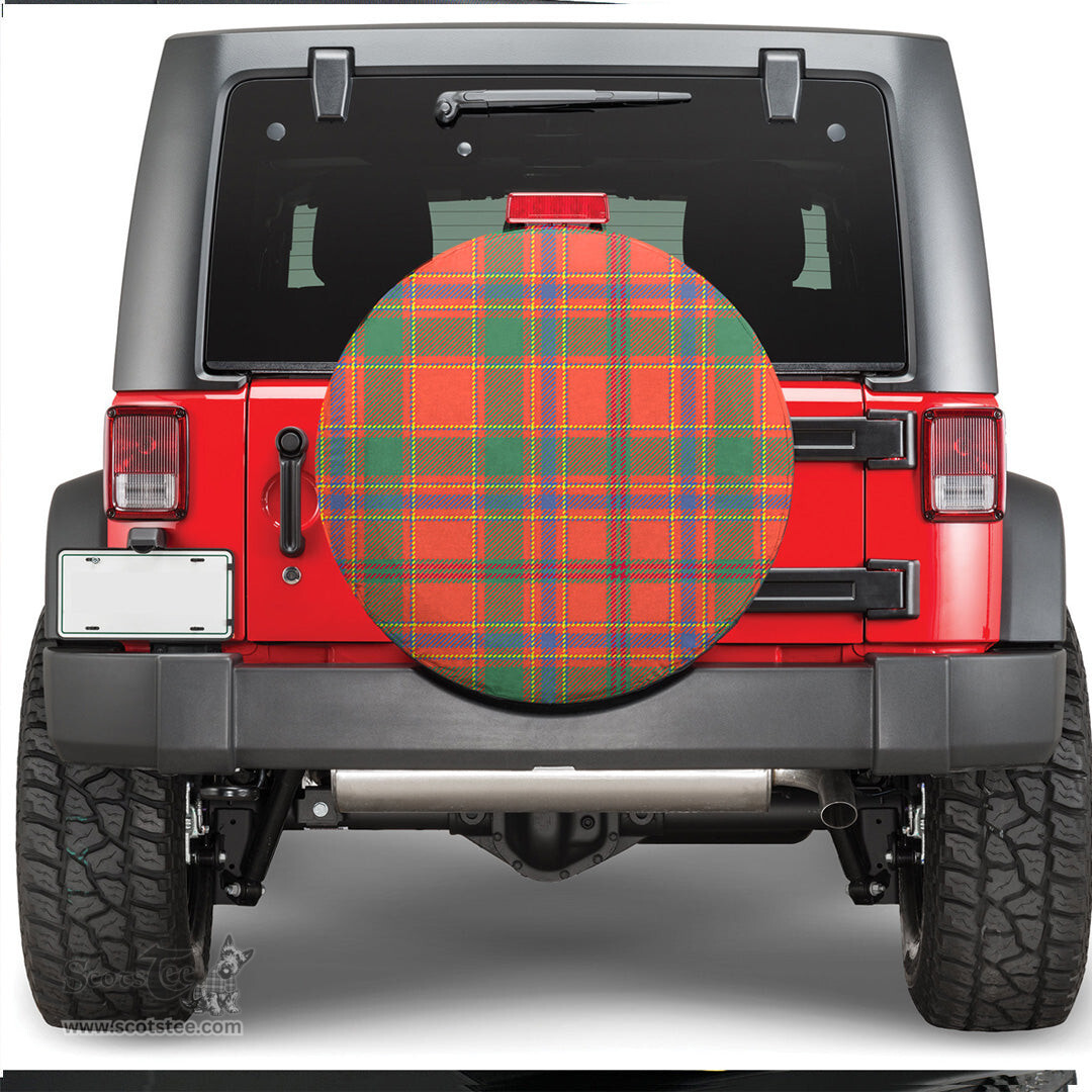 Scottish Munro Ancient Tartan Spare Tire Cover - Show Your Clan Pride