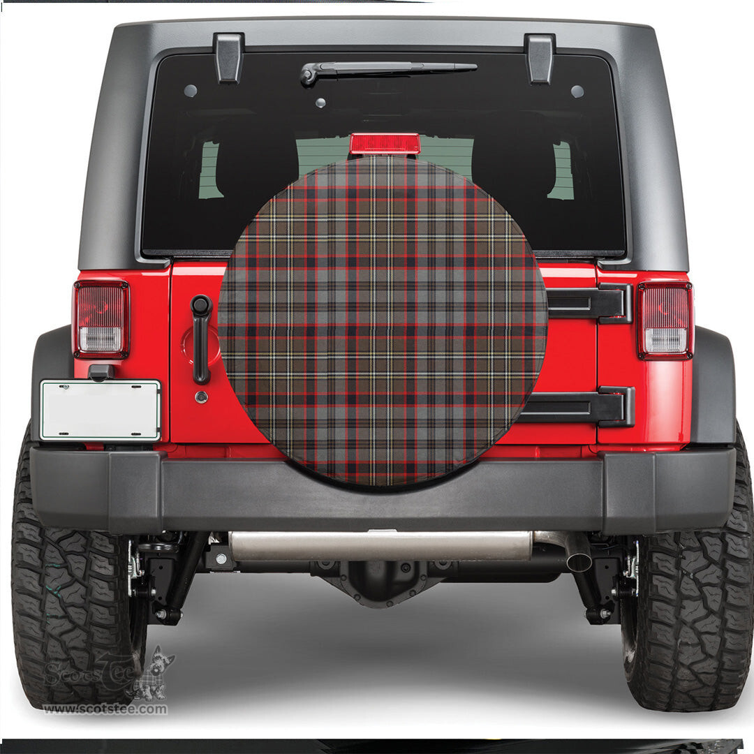 Scottish Nicolson Hunting Weathered Tartan Spare Tire Cover - Show Your Clan Pride