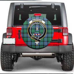 Scottish Morrison Ancient Clan Tartan Crest Spare Tire Cover - Show Your Clan Pride