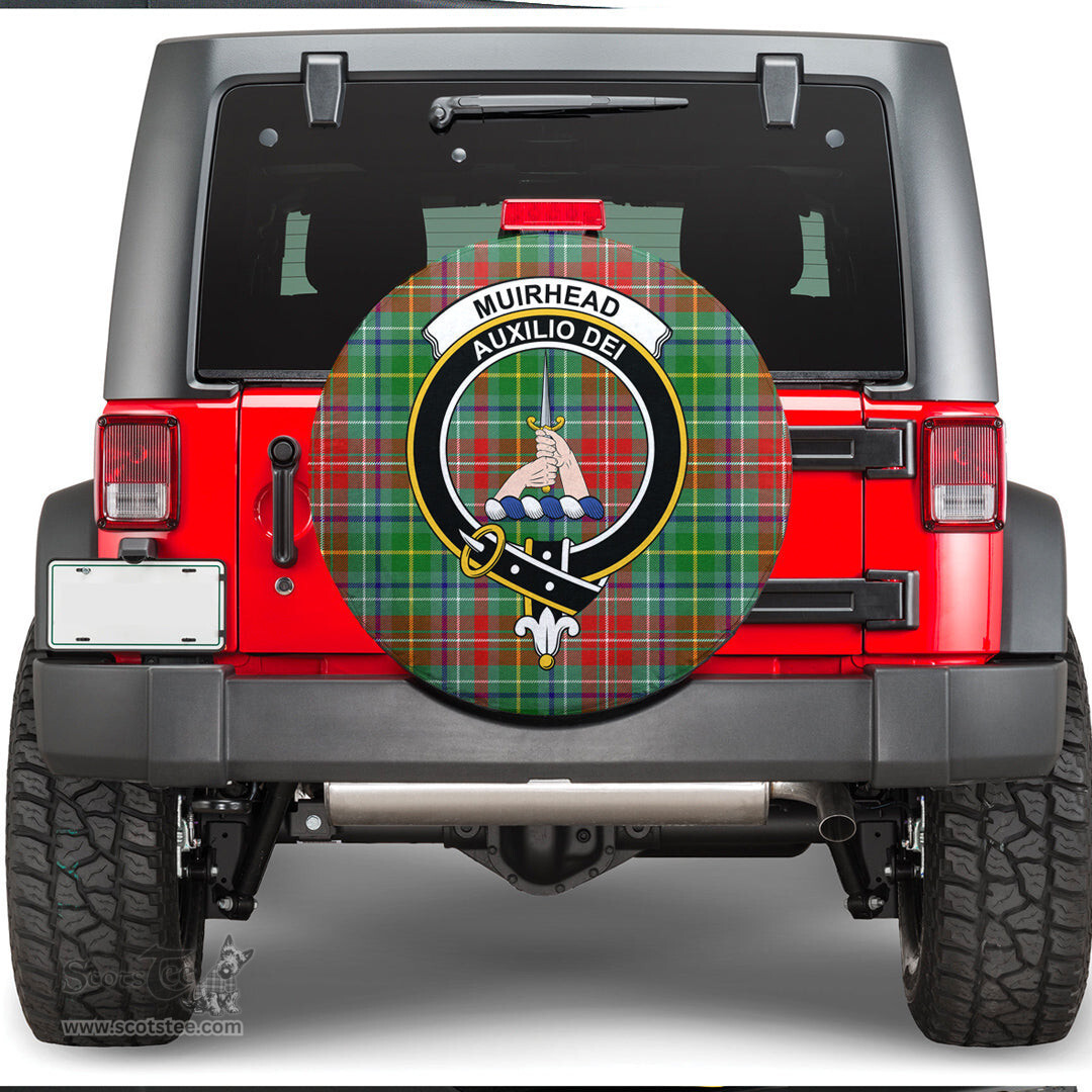Scottish Muirhead Clan Tartan Crest Spare Tire Cover - Show Your Clan Pride