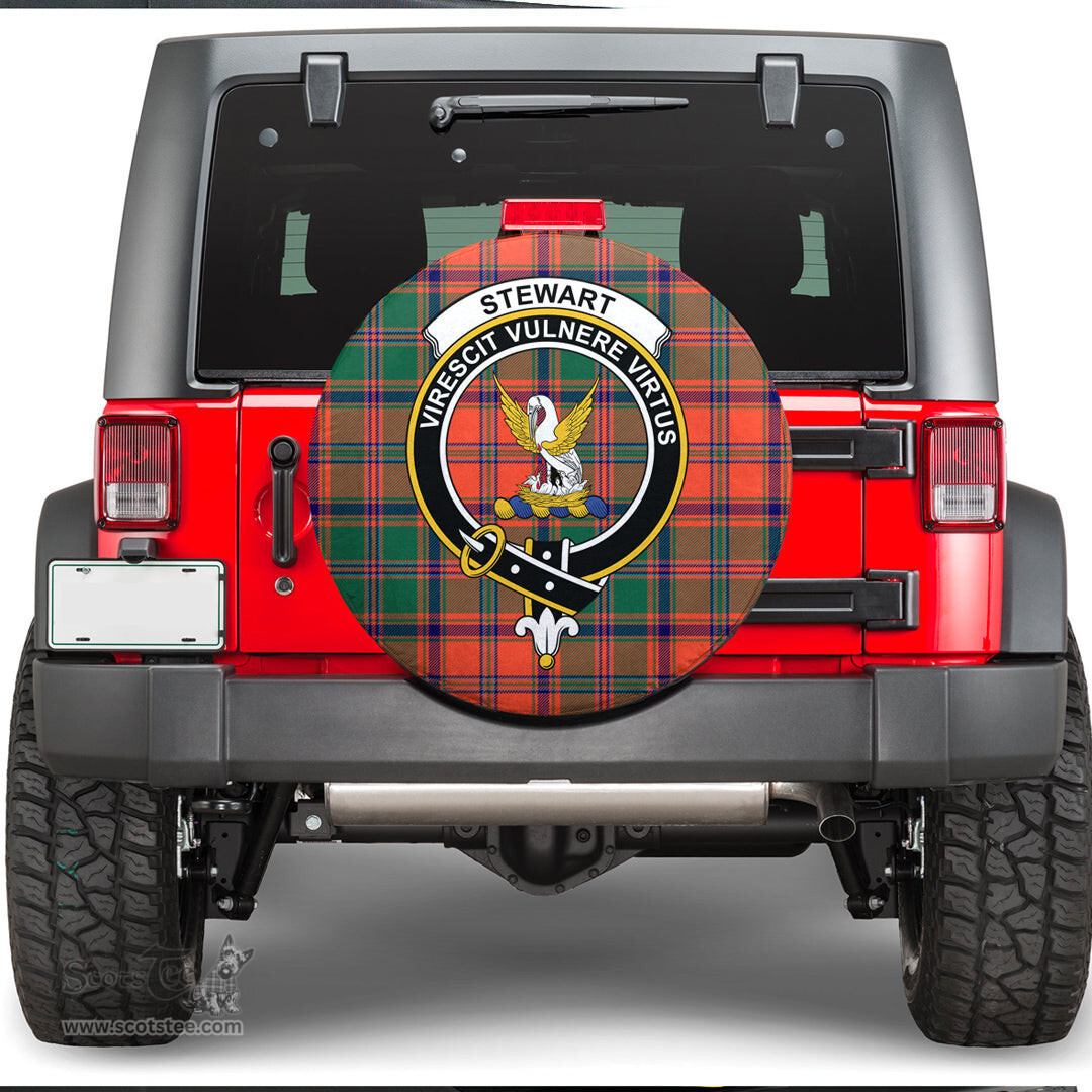 Scottish Stewart of Appin Ancient Clan Tartan Crest Spare Tire Cover - Show Your Clan Pride
