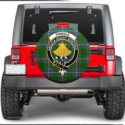 Scottish Pringle Clan Tartan Crest Spare Tire Cover - Show Your Clan Pride