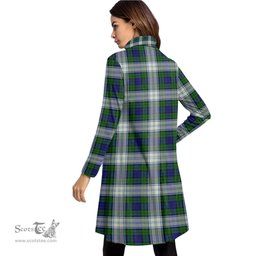 Scottish Blackwatch Dress Modern Tartan Womens High Neck Dress Tartan Plaid Dress