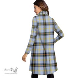 Scottish Bell of the Borders Clan Tartan Crest Womens High Neck Dress Tartan Plaid Dress