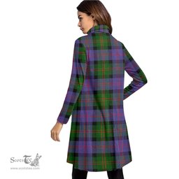 Scottish Blair Modern Tartan Womens High Neck Dress Tartan Plaid Dress