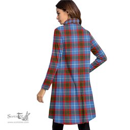Scottish Edinburgh District Tartan Womens High Neck Dress Tartan Plaid Dress