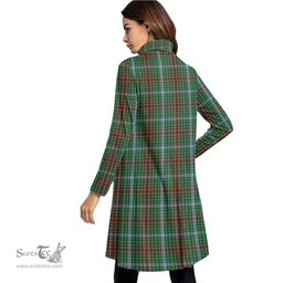 Scottish Gayre Clan Tartan Crest Womens High Neck Dress Tartan Plaid Dress