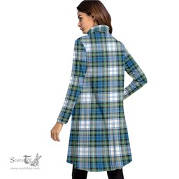 Scottish Campbell Dress Ancient Tartan Womens High Neck Dress Tartan Plaid Dress