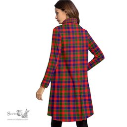 Scottish Gow Modern Tartan Womens High Neck Dress Tartan Plaid Dress