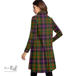 Scottish Cochrane Modern Clan Tartan Crest Womens High Neck Dress Tartan Plaid Dress