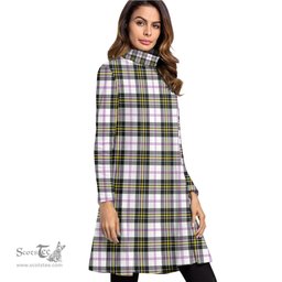 Scottish MacPherson Dress Modern Tartan Womens High Neck Dress Tartan Plaid Dress
