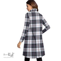 Scottish MacRae Dress Modern Tartan Womens High Neck Dress Tartan Plaid Dress