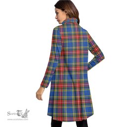 Scottish MacBeth Modern Tartan Womens High Neck Dress Tartan Plaid Dress