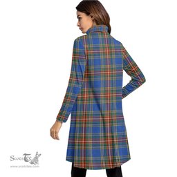 Scottish MacBeth Ancient Tartan Womens High Neck Dress Tartan Plaid Dress