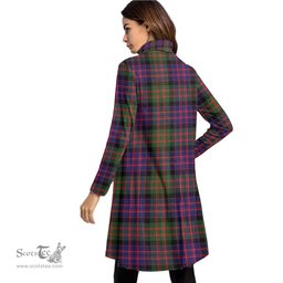 Scottish MacDonald Modern Tartan Womens High Neck Dress Tartan Plaid Dress