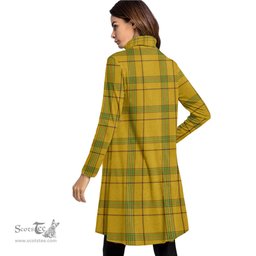 Scottish Houston Tartan Womens High Neck Dress Tartan Plaid Dress