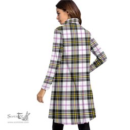 Scottish MacPherson Dress Modern Clan Tartan Crest Womens High Neck Dress Tartan Plaid Dress