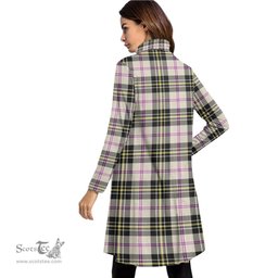 Scottish MacPherson Dress Ancient Clan Tartan Crest Womens High Neck Dress Tartan Plaid Dress