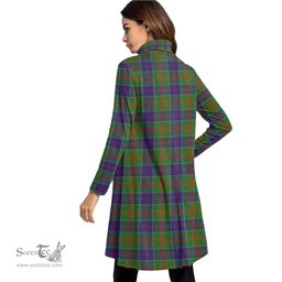 Scottish Stewart of Appin Hunting Modern Tartan Womens High Neck Dress Tartan Plaid Dress