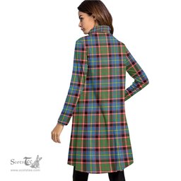 Scottish Stirling Bannockburn District Tartan Womens High Neck Dress Tartan Plaid Dress