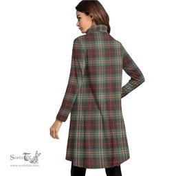 Scottish SCOTT BROWN ANCIENT Tartan Womens High Neck Dress Tartan Plaid Dress