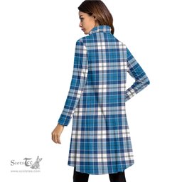 Scottish Strathclyde District Tartan Womens High Neck Dress Tartan Plaid Dress
