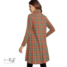 Scottish Scott Ancient Tartan Womens High Neck Dress Tartan Plaid Dress