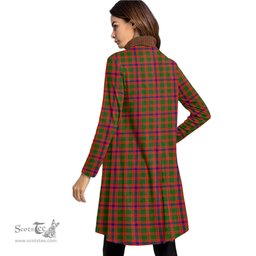 Scottish Skene Modern Tartan Womens High Neck Dress Tartan Plaid Dress