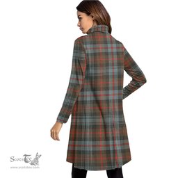 Scottish Murray of Atholl Weathered Tartan Womens High Neck Dress Tartan Plaid Dress