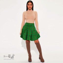 Scottish Don (Tribe-of-Mar) Clan Tartan Womens Mini Skirt Tartan Plaid Skirt