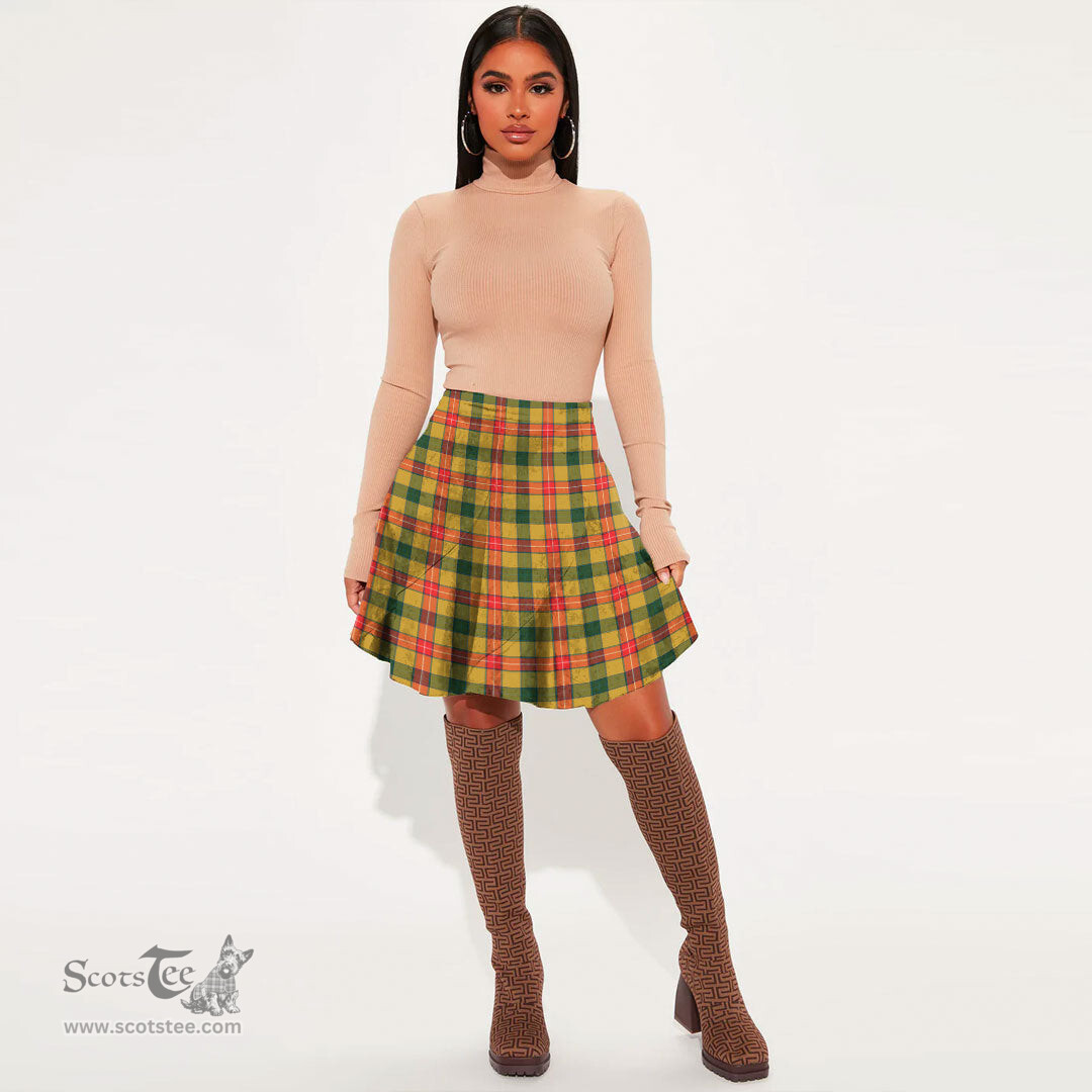 Scottish Baxter Clan Tartan Womens Mini Skirt Tartan Plaid Skirt