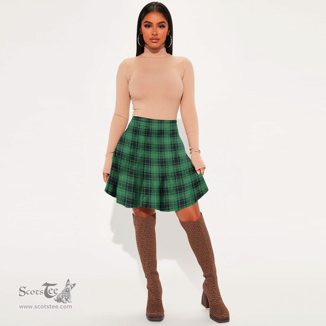 Scottish MacArthur Ancient Clan Tartan Womens Mini Skirt Tartan Plaid Skirt