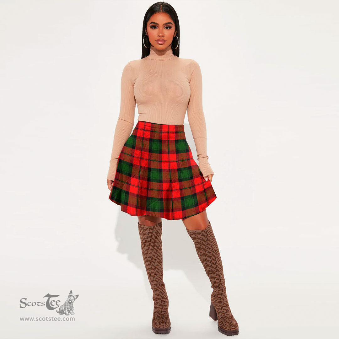 Scottish Kerr Modern Clan Tartan Womens Mini Skirt Tartan Plaid Skirt