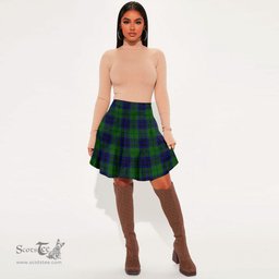 Scottish Keith Modern Clan Tartan Womens Mini Skirt Tartan Plaid Skirt